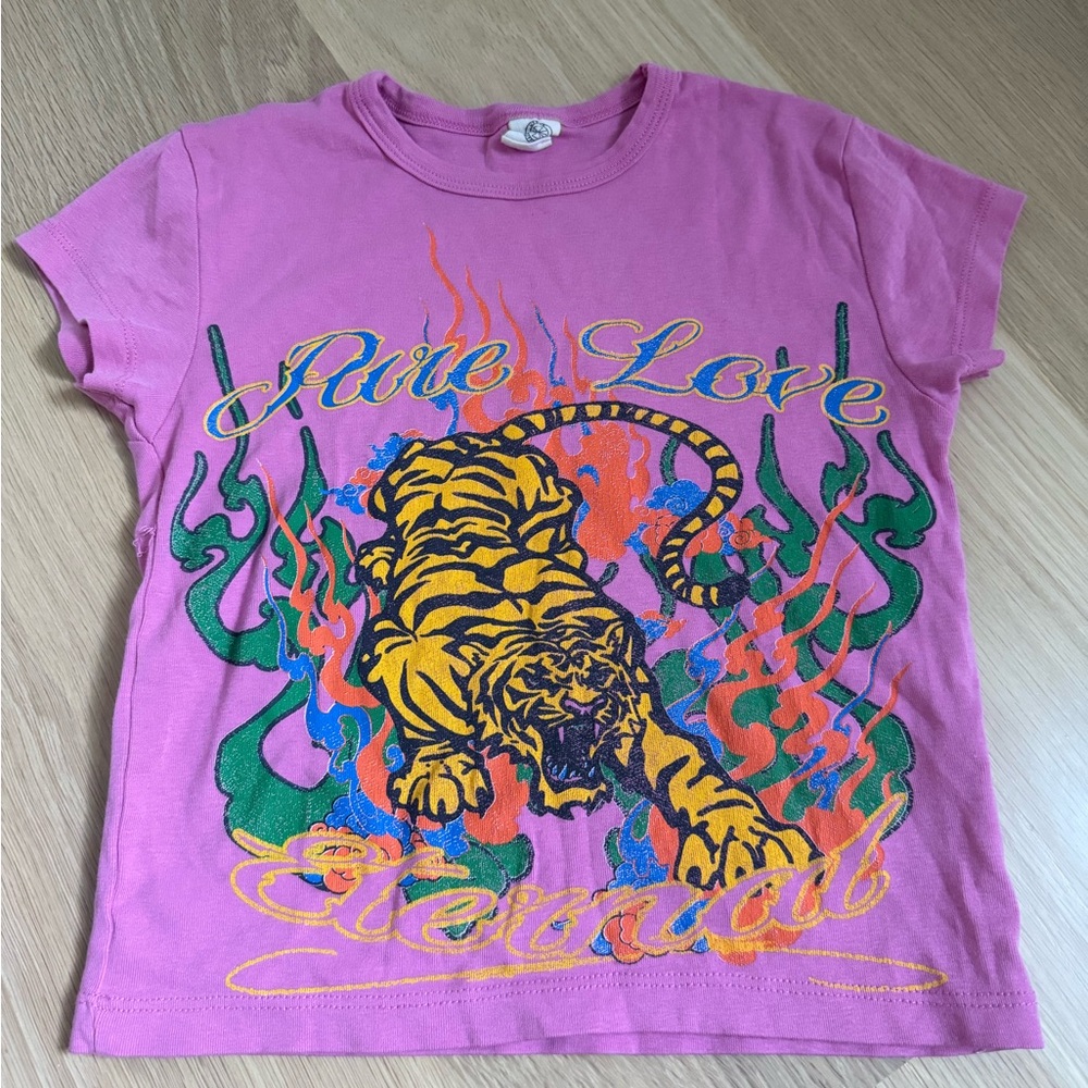 Urban Outfitters Pink Tiger Graphic Tee